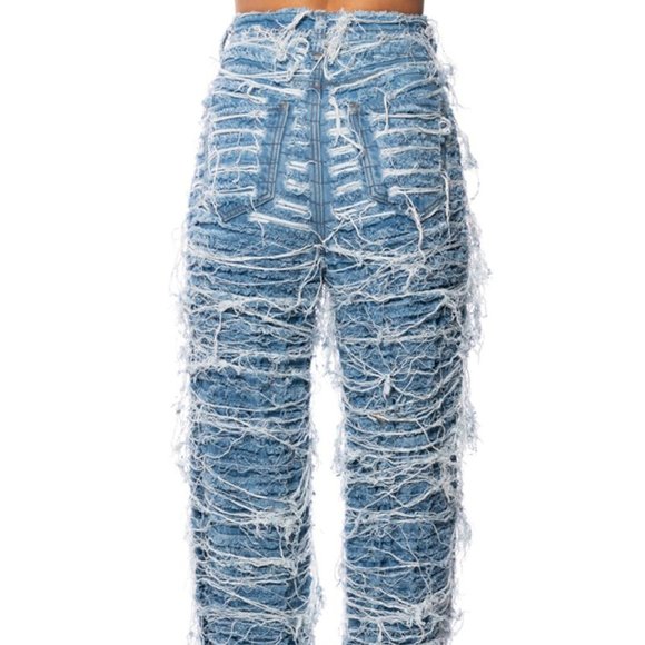 MIZ BOHO Super Distressed Jeans 11 - Picture 3 of 8